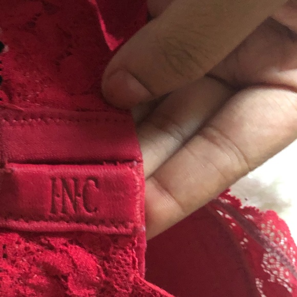 Red Lace Bra Bralette NWOT - Picture 4 of 9